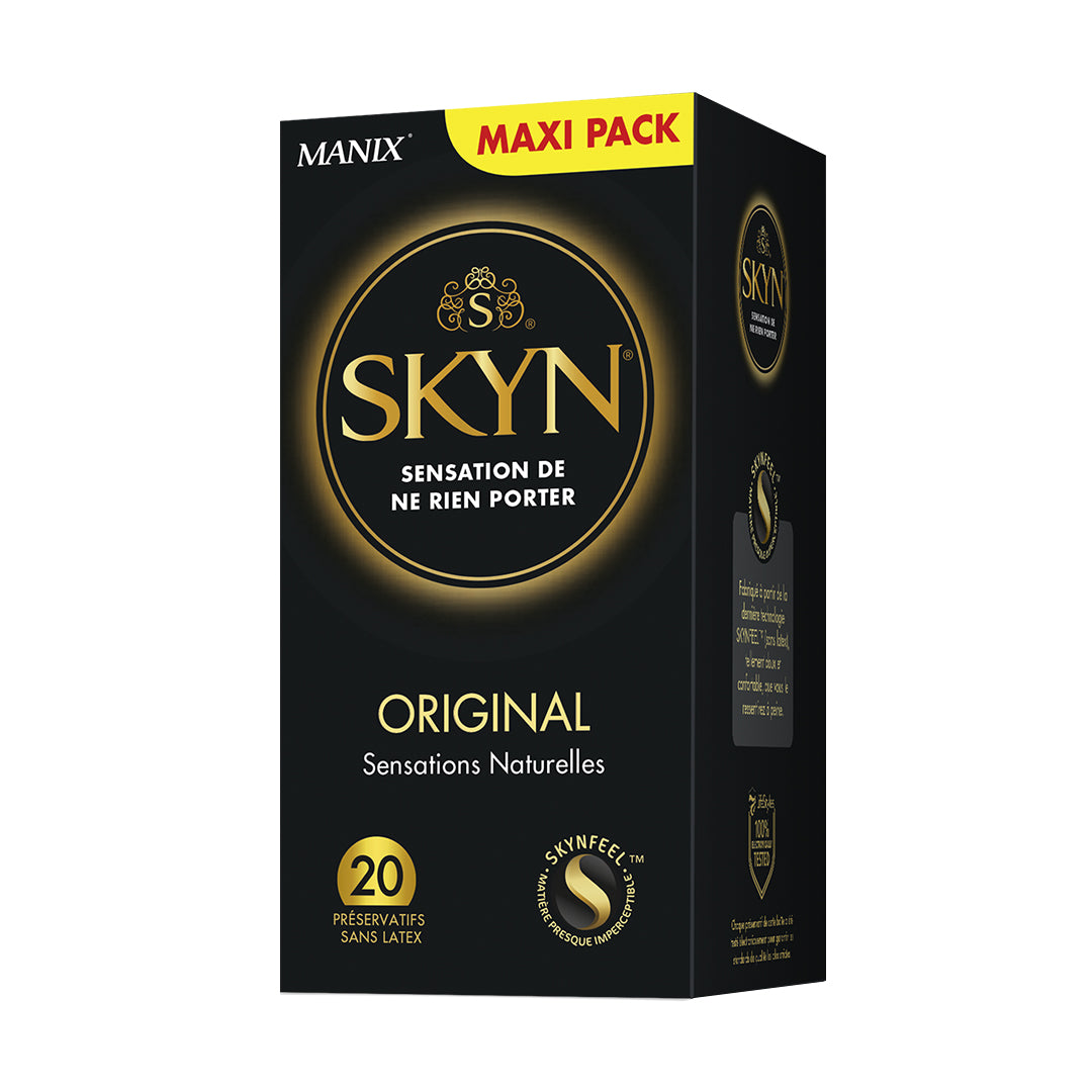Manix Skyn Original 20 واقي ذكري خالٍ من اللاتكس