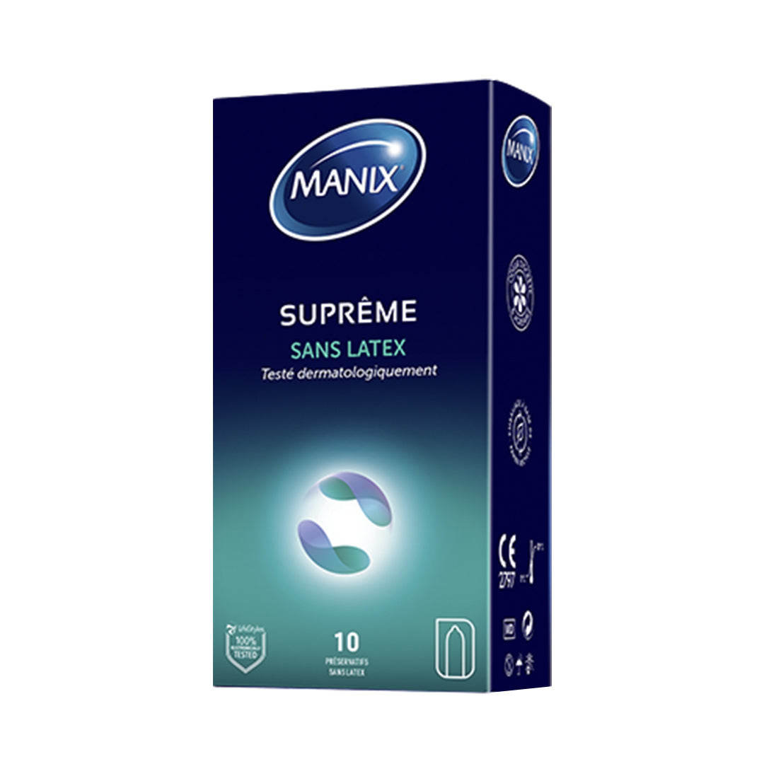 Manix Suprême Préservatifs Polyisoprène Sensation Naturelle - 10 pièces