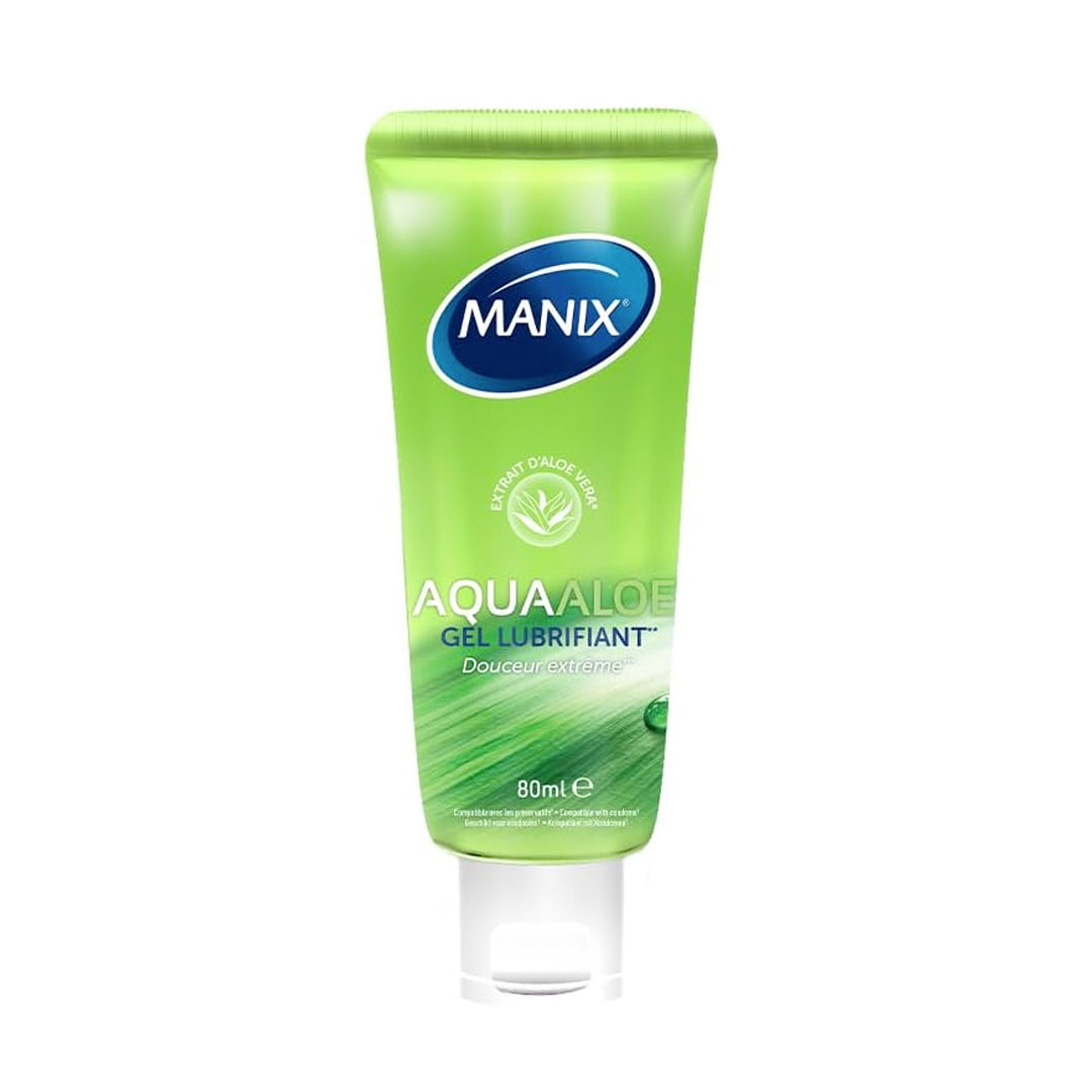 Manix جل أكوا ألو بخلاصة الصبار مزلق حميمي 80 مل