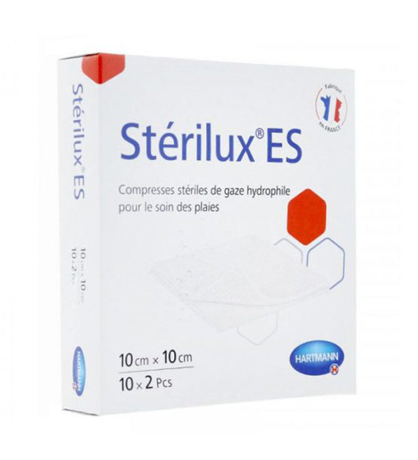 كمادات شاش معقمة Sterilux من Hartmann 10x10
