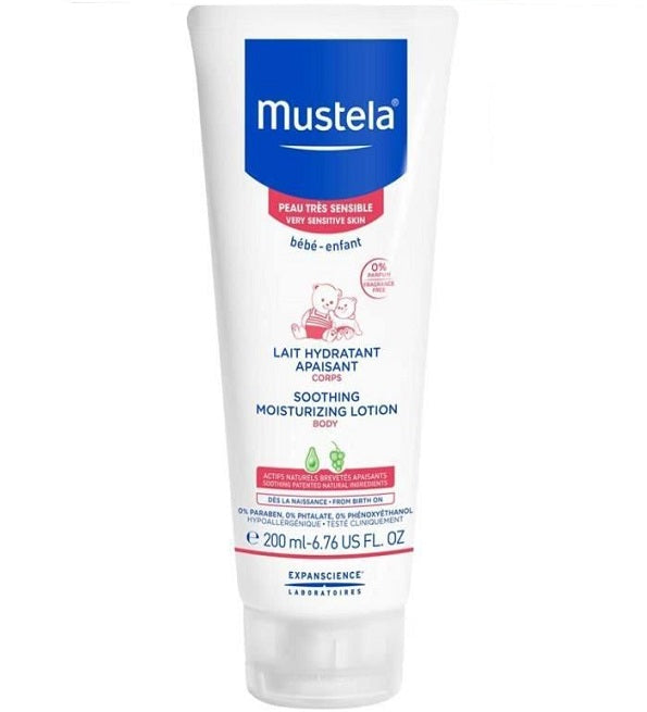 Mustela حليب مرطب وملطف للأطفال 200 مل