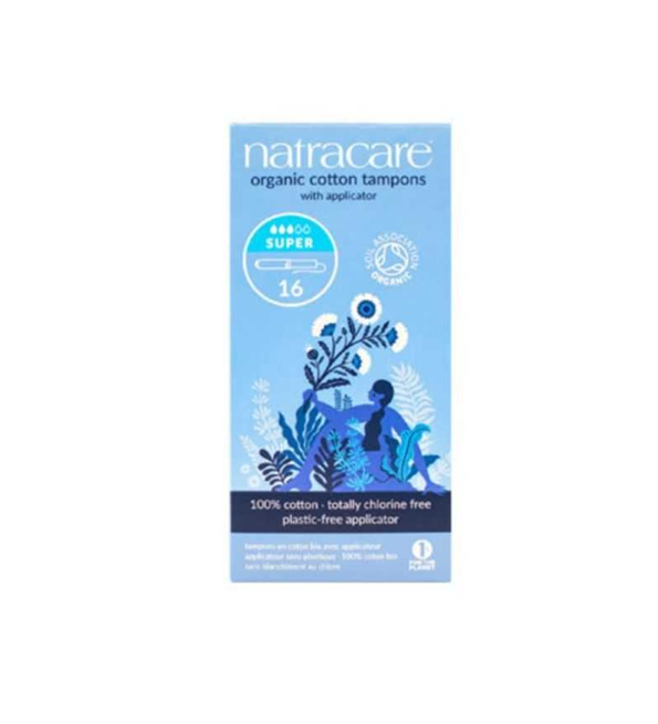 Super Care Natracare Tampons Super Applicateur Bio 16 Unités