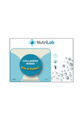 Nutrilab Collagène Marin riche en vitamine C, étui bleu de 90 gélules, complément beauté de la peau