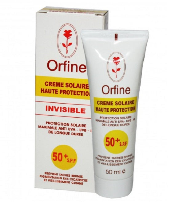 Orfine Écran Total Invisible IP65 Protection Solaire Visage 50ml