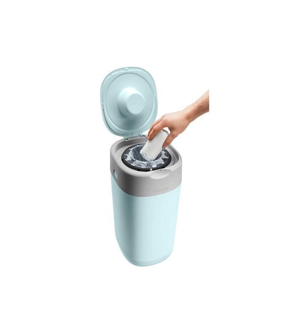 Tommee Tippee - Poubelle à Couches Twist & Click Anti-Odeurs Bleue