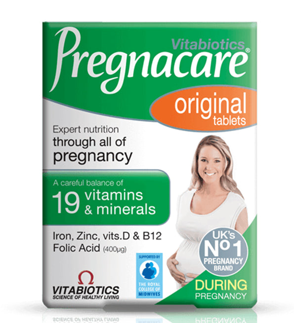 VITABIO Vitabiotics Pregnacare Original Supplément Prénatal 30 Comprimés