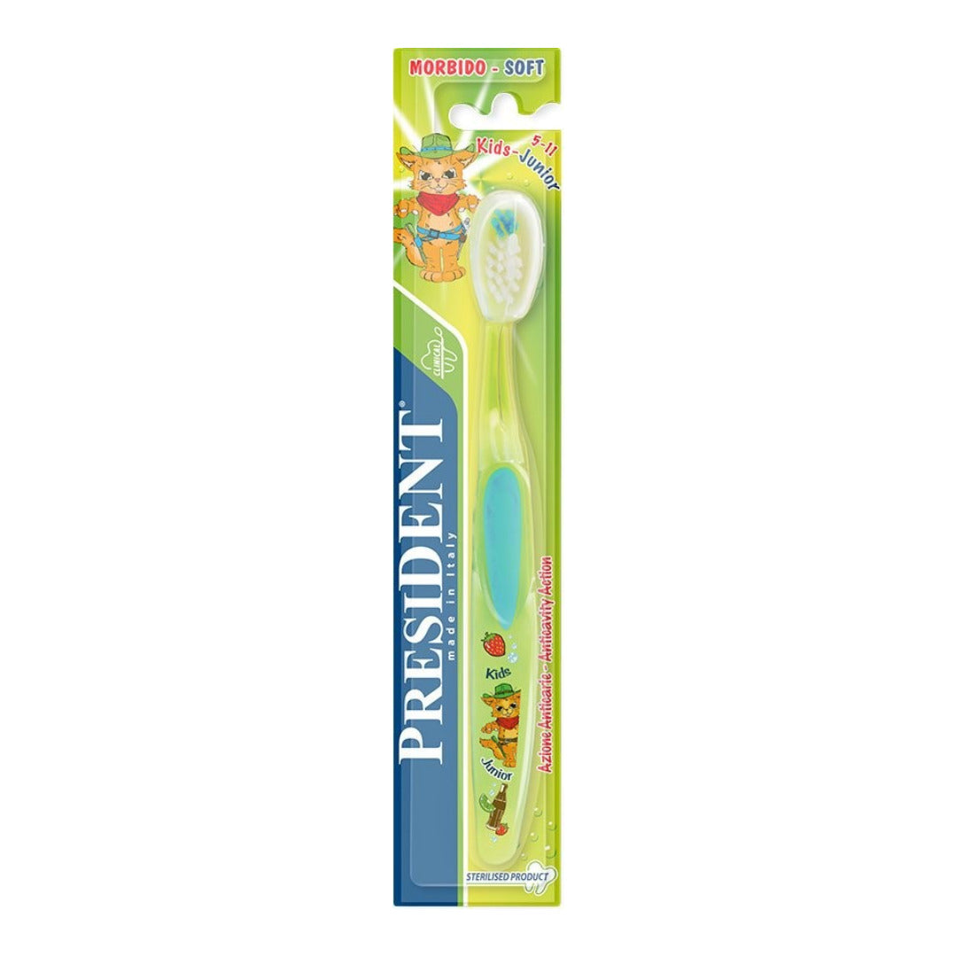 President Brosse à dents Kids Junior 5-11 ans Tête Compacte