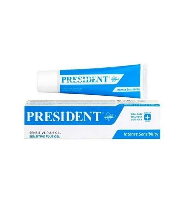 President Gel Sensitive Plus معجون أسنان جل للأسنان الحساسة 30 مل