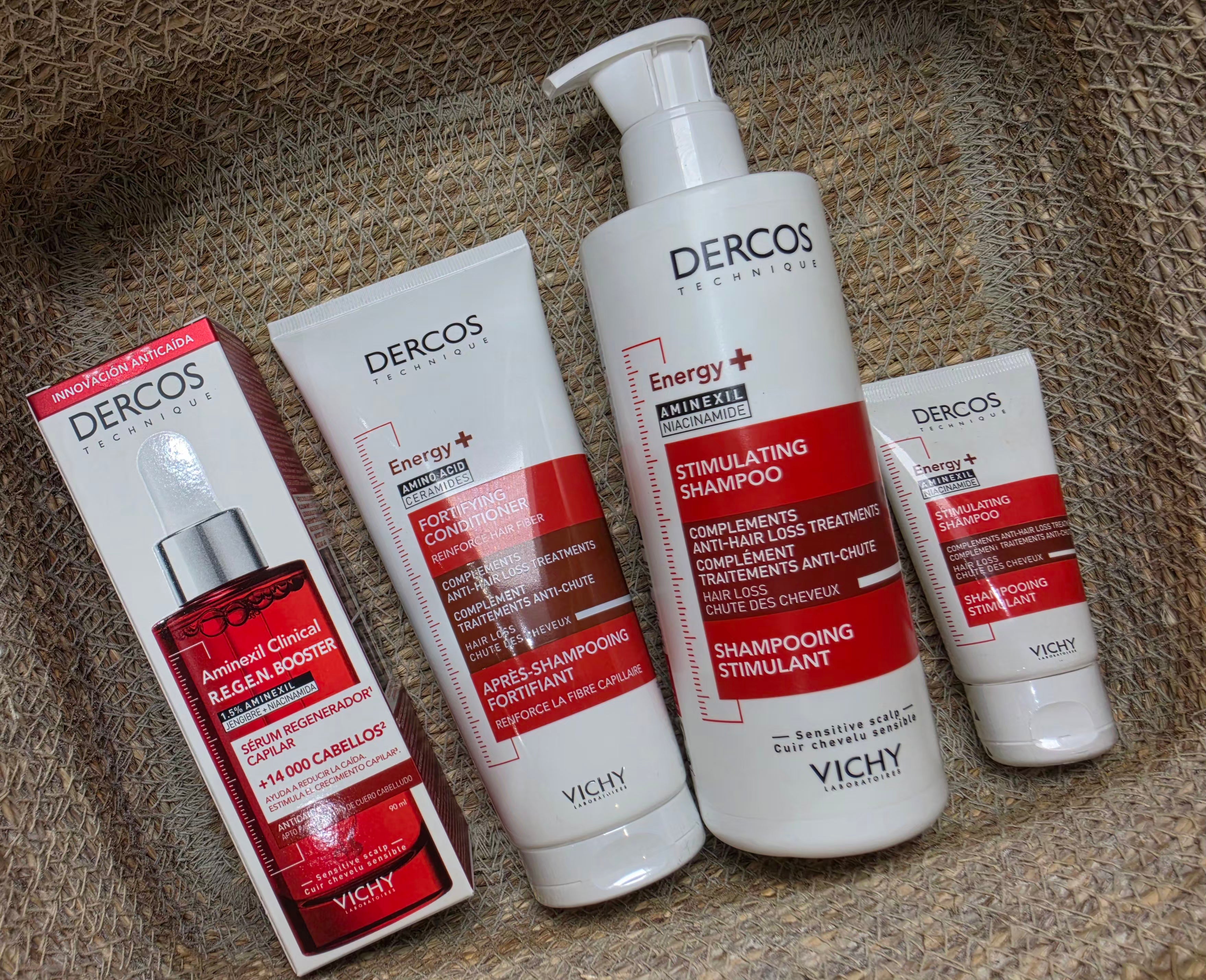 Vichy Dercos - Routine Complète Anti-Chute Shampooing + Après-Shampooing + Sérum REGEN