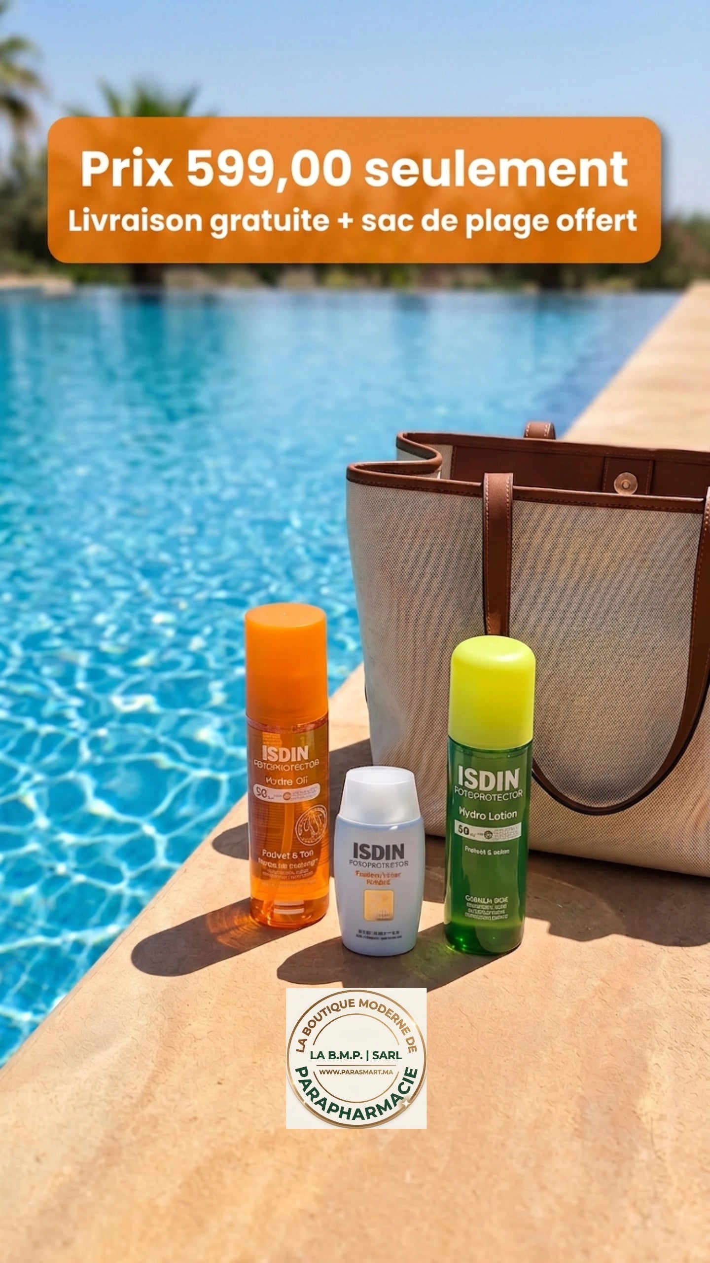 ISDIN Pack Solaire Summer Magic + Sac de Plage Offert