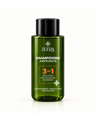 Zeera - Shampoing Anti-Chute 3en1 Shikakai Amla Bhringraj