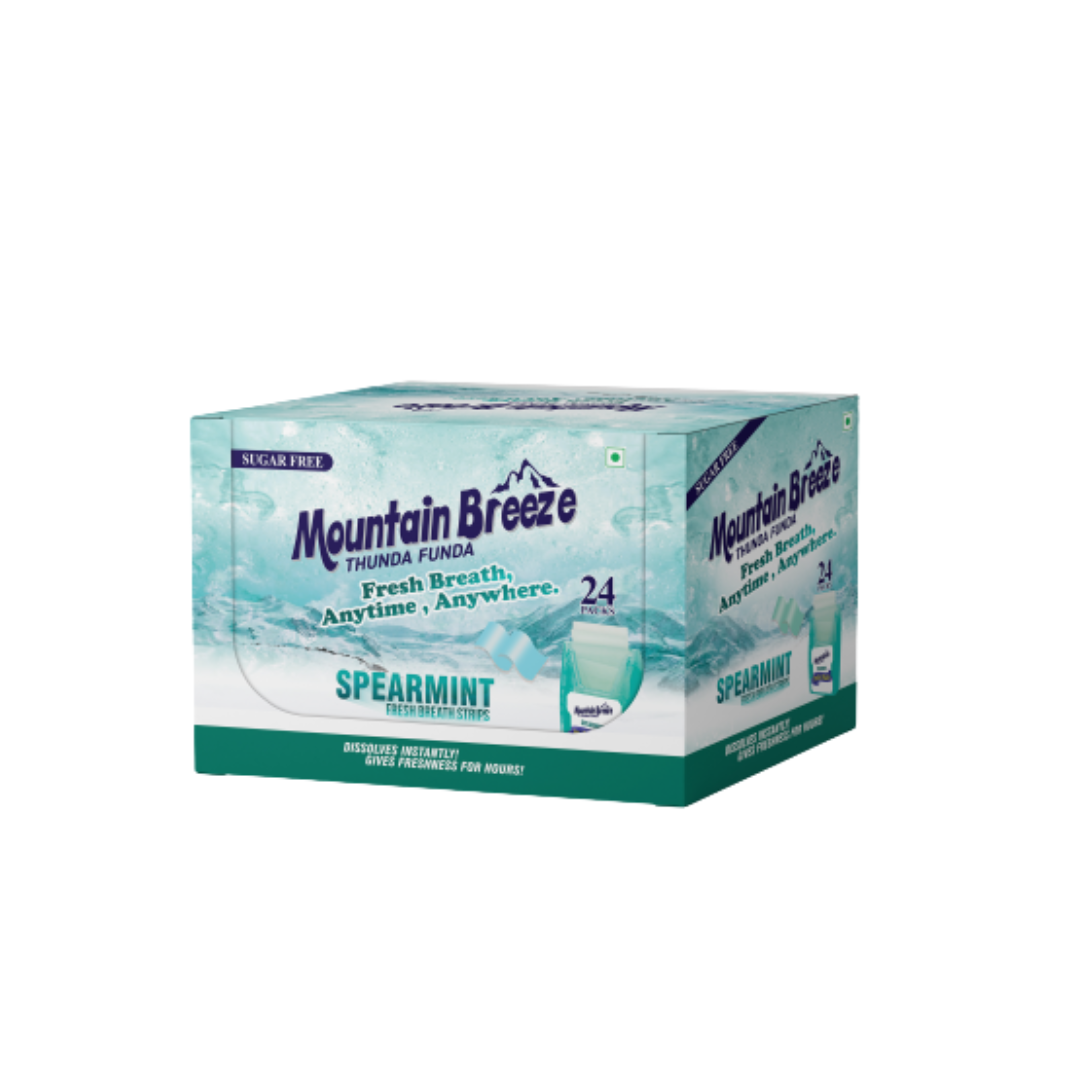 Mountain Breeze Spearmint 24 strips