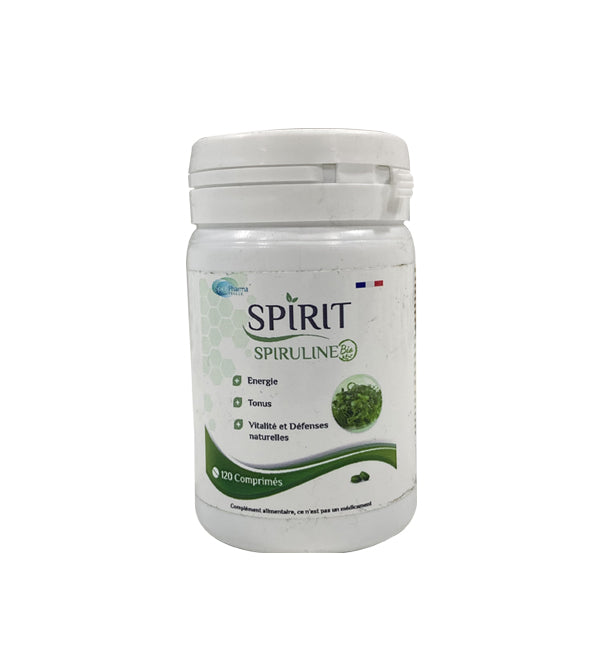 Spirit Spiruline 120 Capsules Complément Vitalité