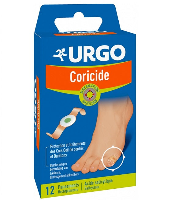 Urgo Coricide 12 Patches Traitement Cors Plantaires