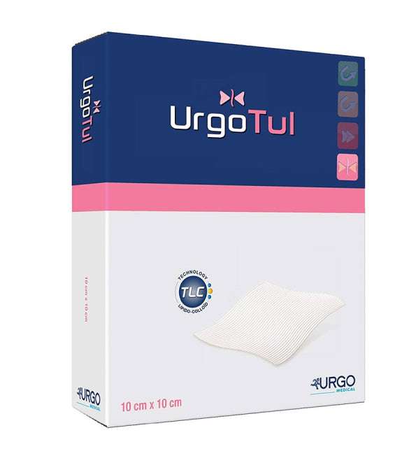 Urgo Tul Tulle Gras Stérile 10x10 cm 1 Unité