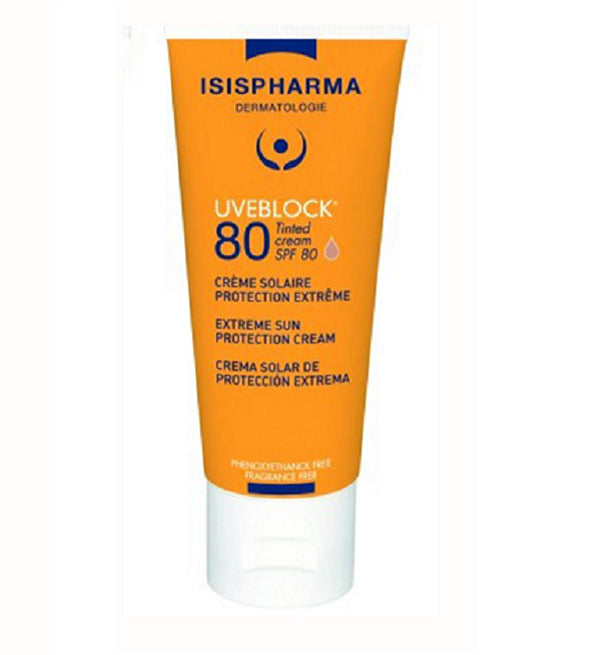 IsisPharma Uveblock 80 Teinté SPF80 واقي شمسي ملون للوجه 40 مل