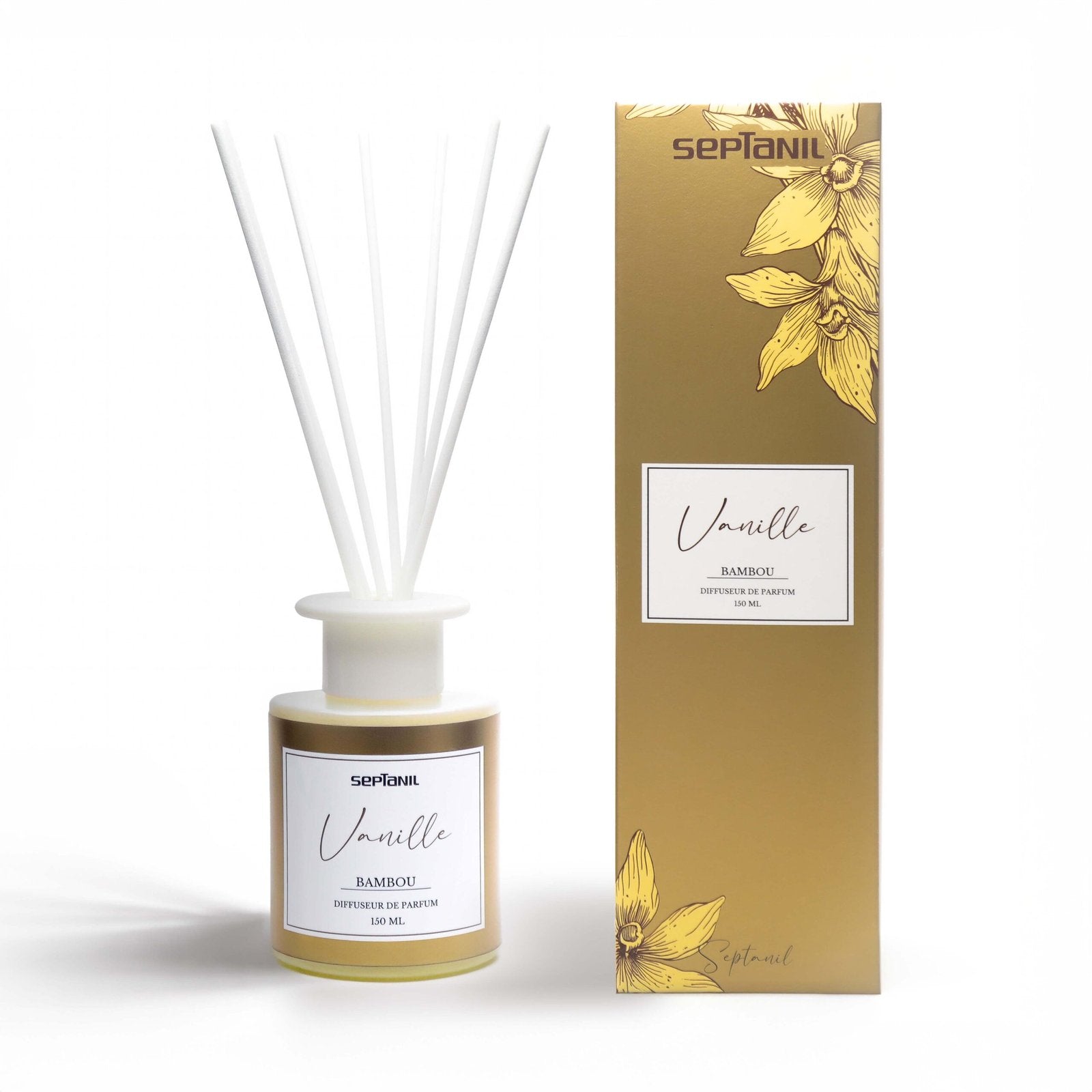 Septanil Diffuseur De Senteur En Bambou Vanille 150ml