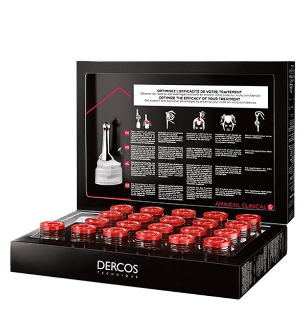 Vichy Dercos Aminexil Clinical للرجال 21 أمبولة لمقاومة تساقط الشعر