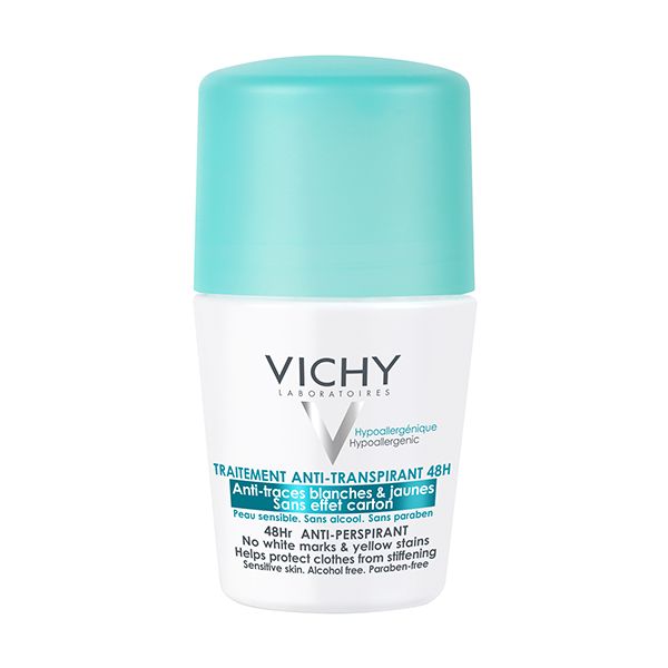 Vichy Déodorant 48H Anti-Traces Peau Sensible 50ml