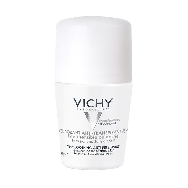 Vichy Déodorant Anti-Transpirant 48H Peau Sensible Roll-On 50ml
