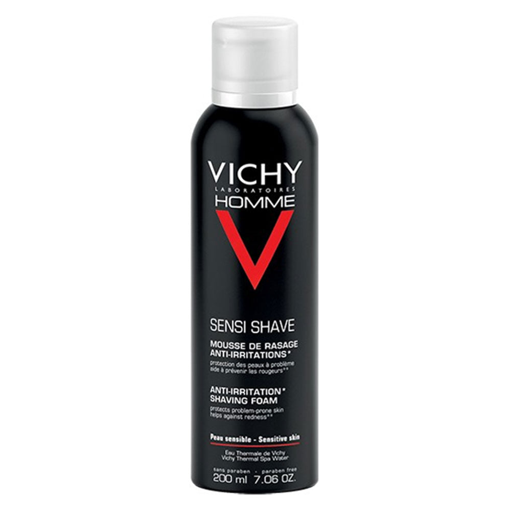 Vichy Homme Mousse à Raser Anti-Irritations Peau Sensible 200ml