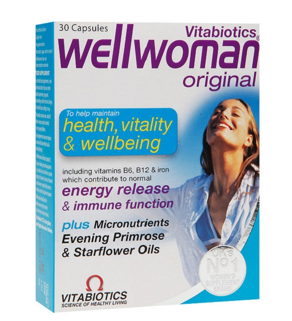 VITABIO VITABIOTICS WELLWOMAN ZINC ORIGINAL 30 CAPSULES