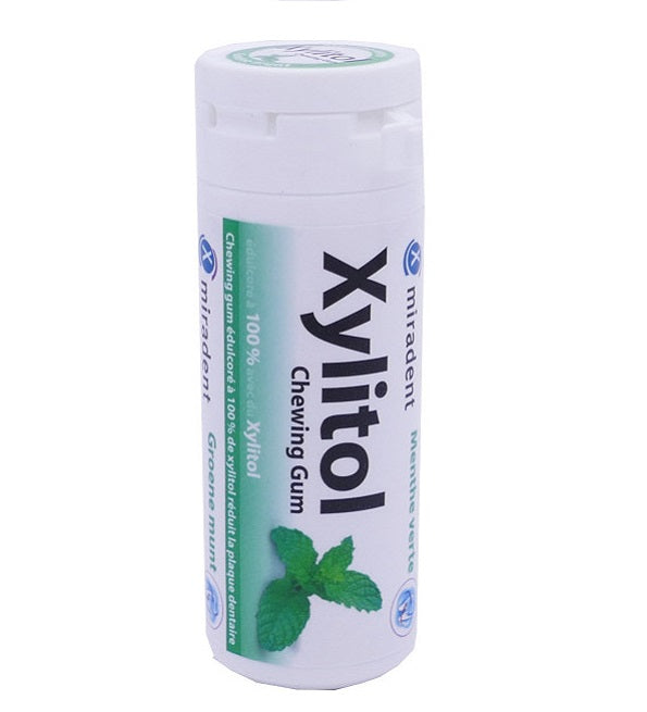 Miradent Xylitol 30 Chewing-Gum Menthe Verte
