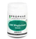 Prophar Zinc bisglycinate chélaté Immunité, pilulier blanc de 50, étiquette verte